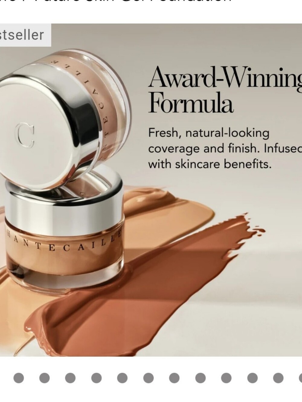 Chantecaille Future Skin Gel Foundation Wheat New With Box